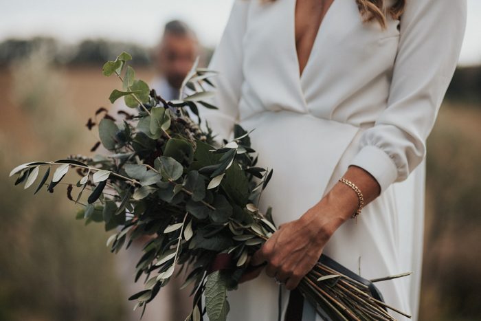 Olive Bouquet,  Italian inspired Weddng