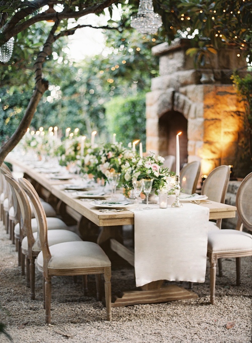 Louis XVI chairs exude opulence and a rich feel to a wedding 