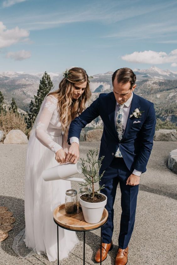 Make your wedding ceremony totally unique by including some creative options to a Symbolic ceremony. A unity ceremony is a visually symbolic element that gives a lasting and meaningful keepsake of the vows you make to each other.