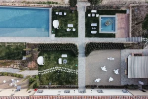 Villa Petriolo aerial