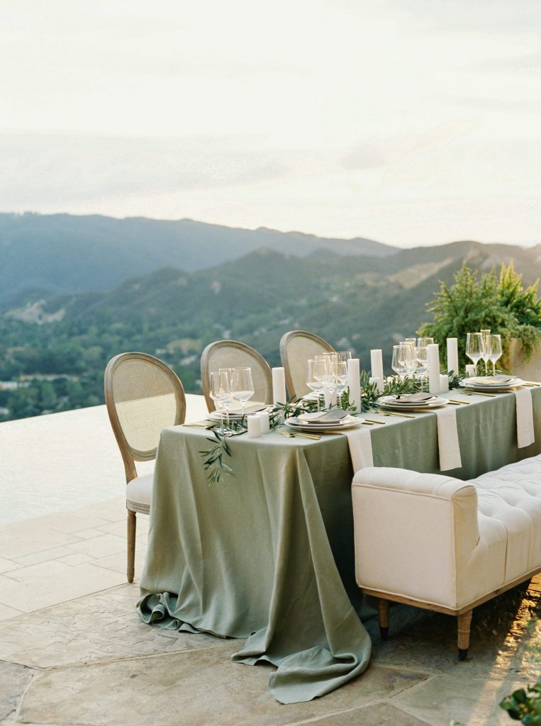 Cane backed chair has a vintage feeling and often feature a neutral color palette with linen
