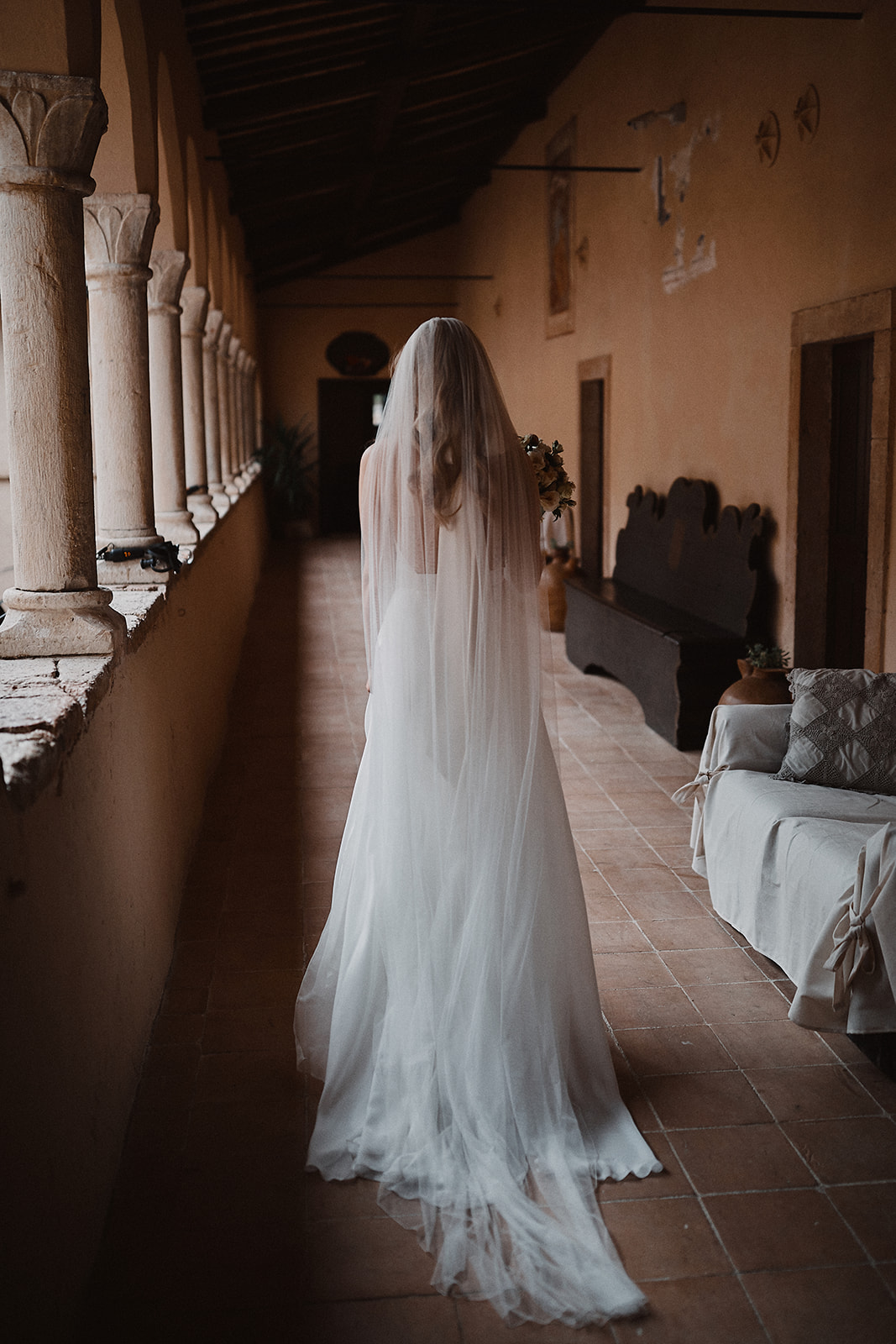 Chapel Veil, wedding Umbria