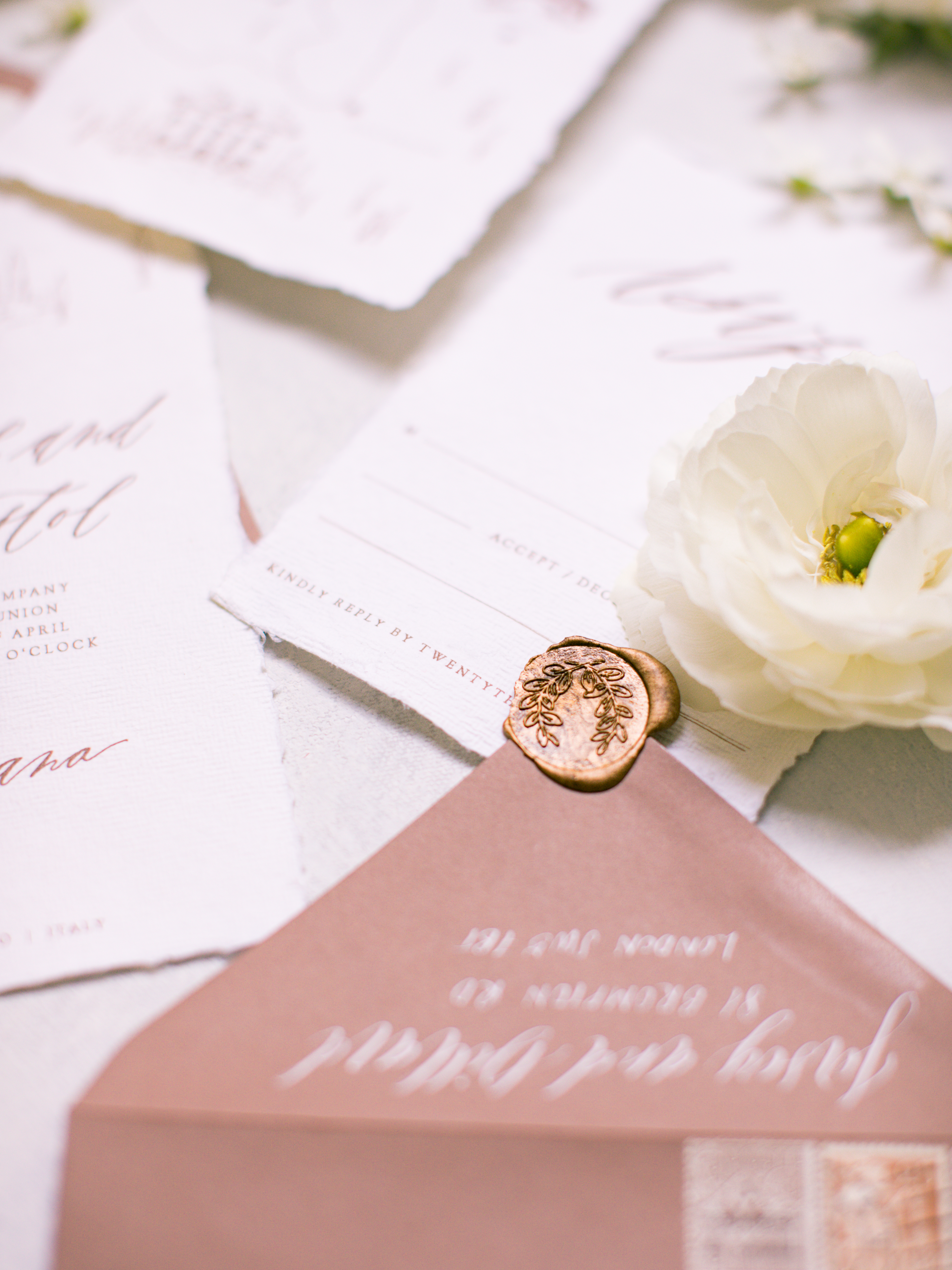 Wedding Stationery,  Italian inspired Weddng