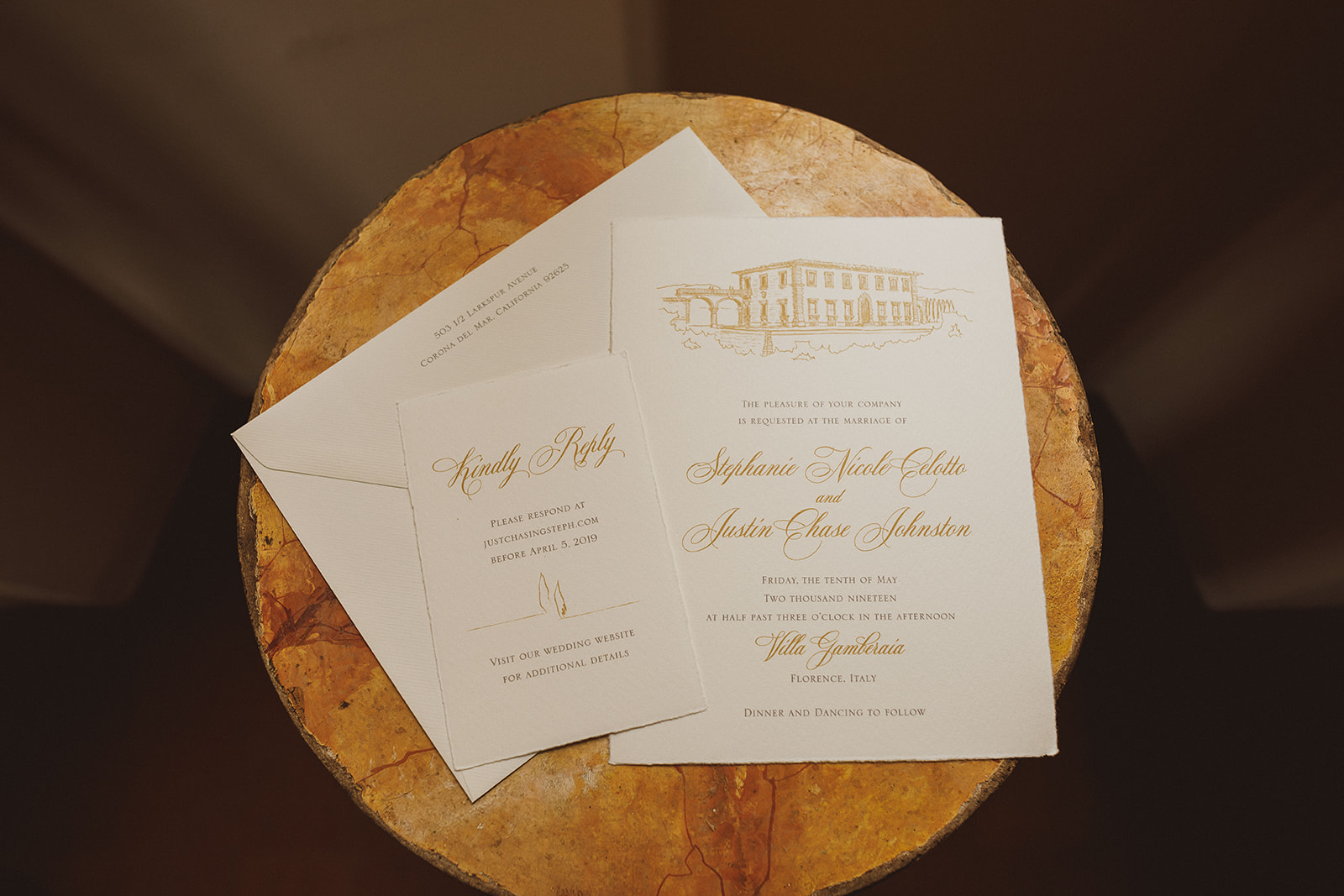 Luxury Villa Tuscany, stationery