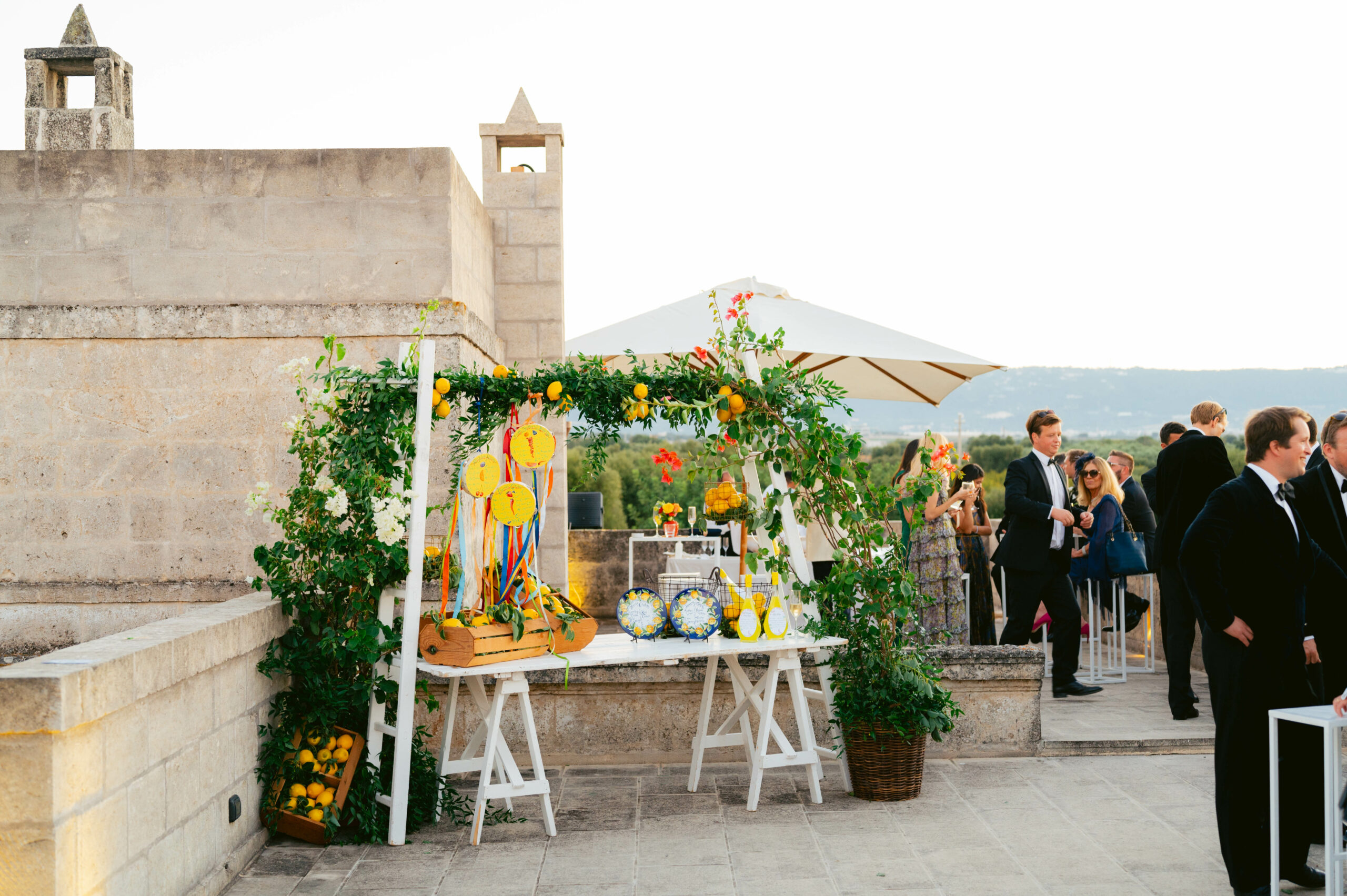 Tablescape Wedding Umbria Italy