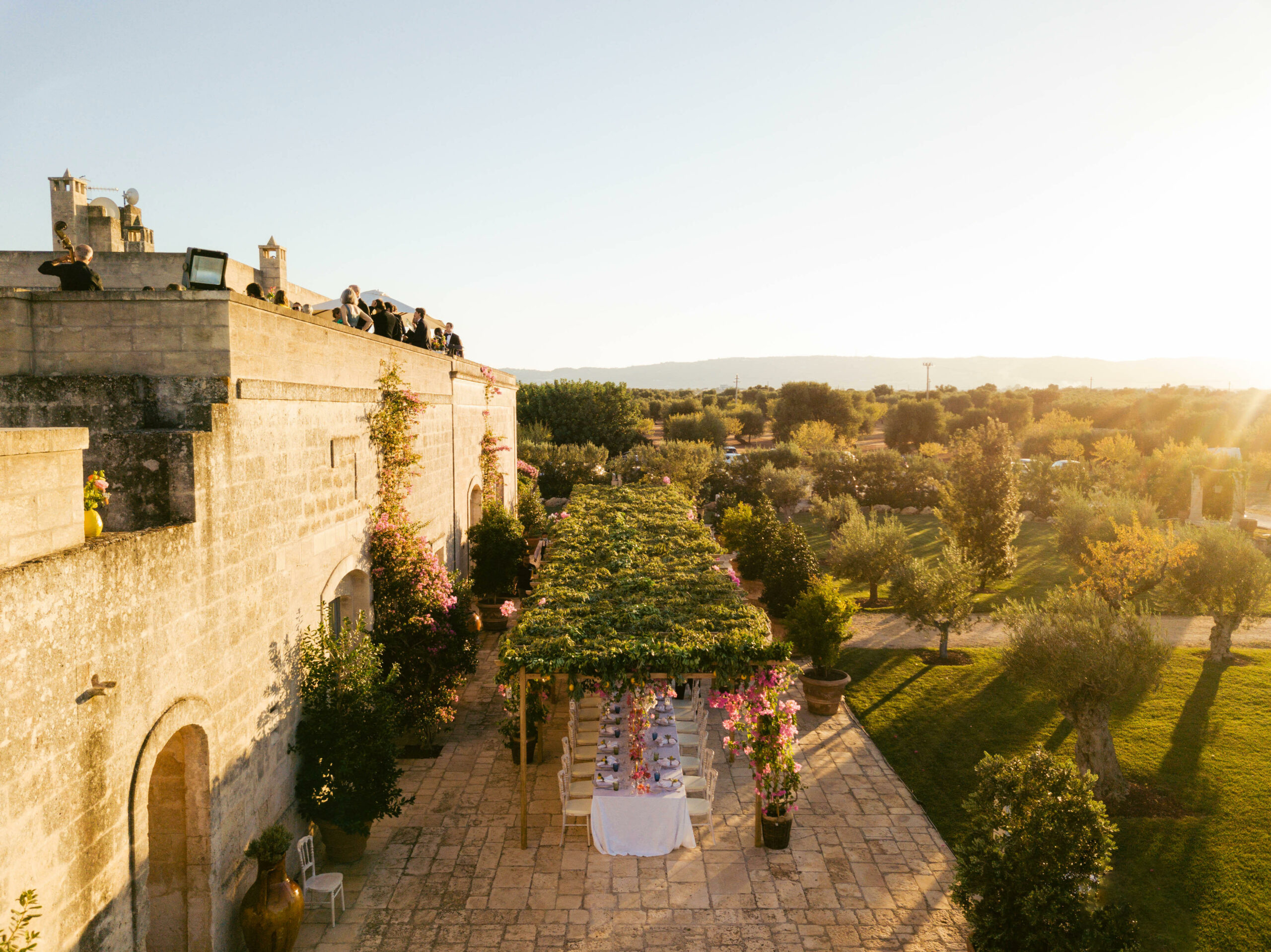 Tablescape Wedding Umbria Italy