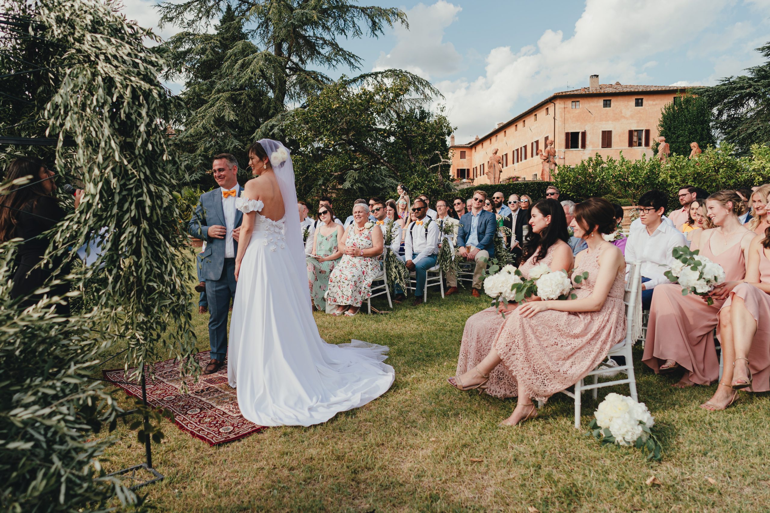 Beautiful church wedding, Umbria