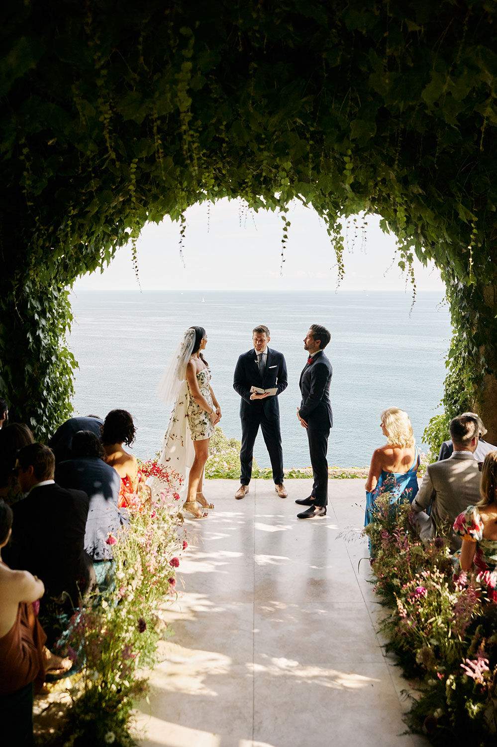 This beautiful wedding took place in Abbazia San Pietro in Valle, nestled in the hills of Umbria near Terni, Italy. 
